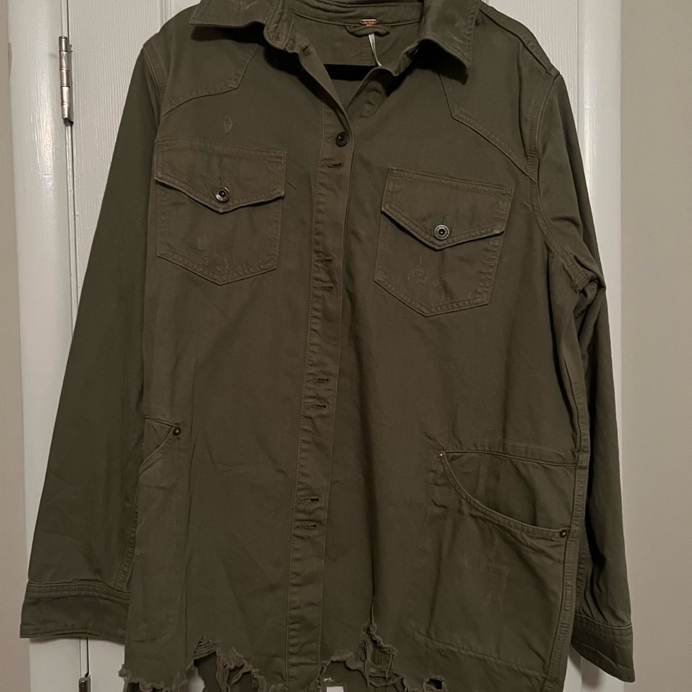 Free People Shirt Jacket